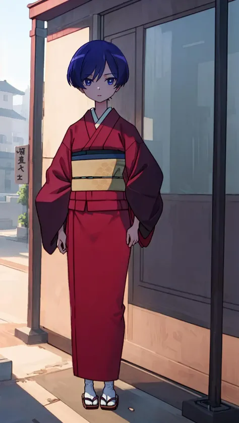 ((((ultra illustrated style:1.0)))),best quality,best animated,masterpiece,ray tracing, global illumination, Daikokutei Bunko,1girl, solo, standing, looking at viewer, upper body,outdoors, hands on hips,<lora:Daikokutei Bunko:0.9>
