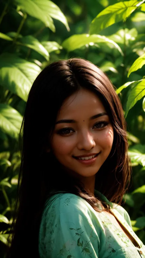 an photography of a woman in a botanical garden, exotic plants, (hispanic:0.9) (asian:0.6), closed mouth, light smile, 
<lora:add_detail:0.3> realistic, lifelike <lora:contrast_slider_v10:2.5>, inticate detail <lora:eye_opening_v2.0:0.5>,  <lora:backlight_slider_v10:-1>,  <lora:skin_slider_v2_1_FACE:0.5> <lora:filmgrain_slider_v1:1.5> film grain,