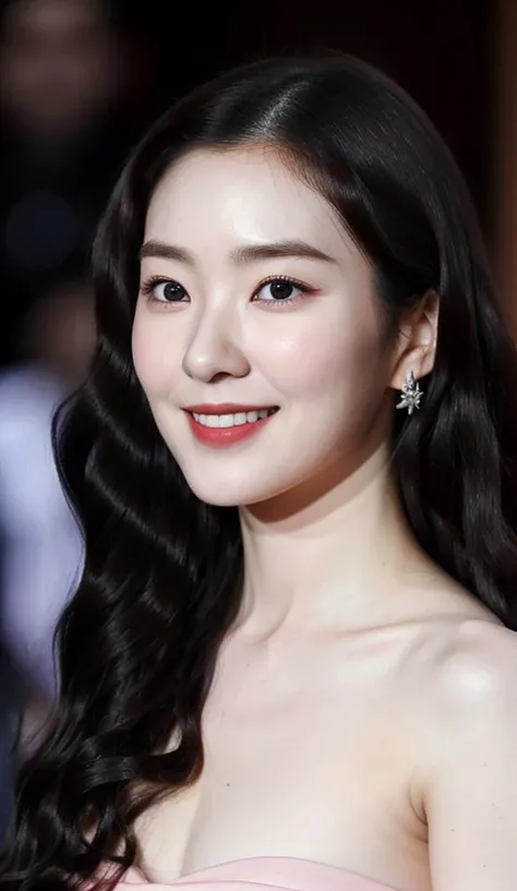 araffe woman with a black and white dress and earrings smiling, park ji-min, lee ji-eun, lee ji - eun, song hye - kyo, female actress from korea, bae suzy, hwang se - on, heonhwa choe, gongbi, blackpink jennie, taken in the early 2020s, jaeyeon nam