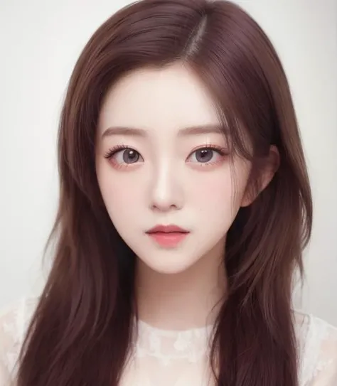 realistic ,masterpiece, best quality, girl, woman, highres, portrait, photo_light, {{<lora:irene_60:.7>}}, ulzzang-6500-v1.1:0.3