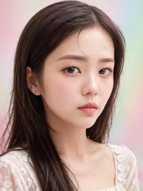 See-through tops、巨乳、キャミソール、くびれ、腹筋、さらさらな髪の毛、(背景にwhite wall、Part of her hair is Baby Pink:1.4)、white wall、Taken in front of the white door、(窓のあるwhite wallの部屋)、((highest quality、8K、masterpiece:1.3))、ultra high resolution、(photorealistic:1.4)、raw photos、Japanese,(details face)、real、Shot in natural light、Highly detailed face and skin texture、highly detailed lips、correct state of the human body、medium hair、black hair、various poses、natural color lip