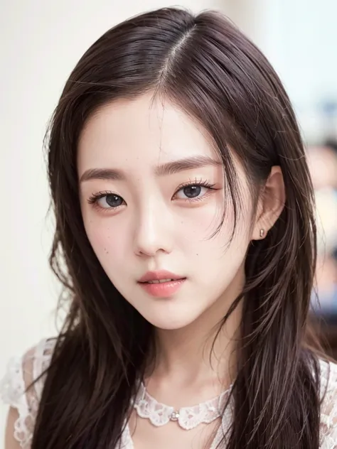 realistic ,masterpiece, best quality, girl, woman, highres, portrait, photo_light, {{<lora:irene__v6:.7>}},(ulzzang-6500-v1.1:.3)