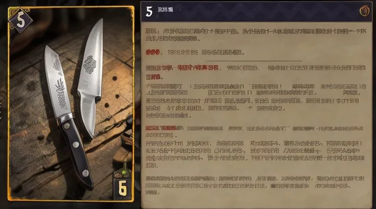 knife, <lyco:gwentdiy-000016:0.9>, masterpiece, best quality