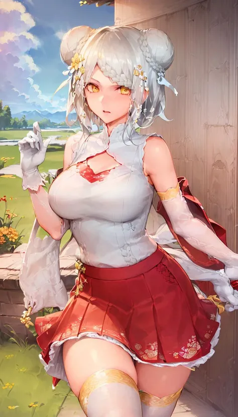 masterpiece,best quality,high resolution,nsfw,(cheerleader:1.6),(show off breasts:1.6),(bare breasts:1.6), silver hair,elf, twintails,(heart in eye:1.2),( big breasted:1.6),(diminutive:1.4),(pov:1.5),((ftont-view :1.5)),((cum in pussy :1.4)),BREAK,((1boy and 1girl,having sex)),(girl on top,straddling:1.5),BREAK,(female orgasm:1.4), (smog, fog:1.2), (sweaty:1.4),(open mouth, saliva),(girl trembling with sexual climax:1.4),(outside:1.4),(forest:1.6),(night:1.4)