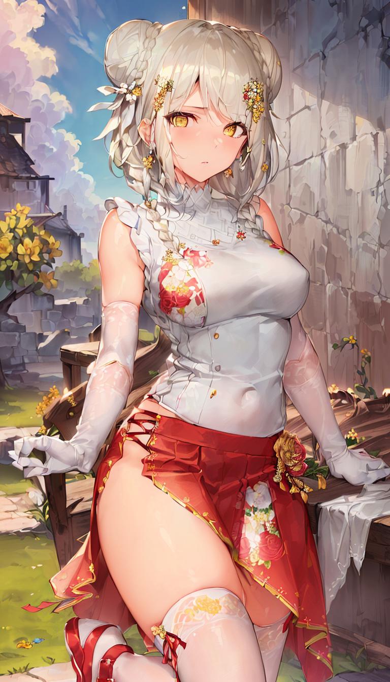 战舰少女r-重庆-曙光女神(Aurora)-绯衣金带服饰 v1.0