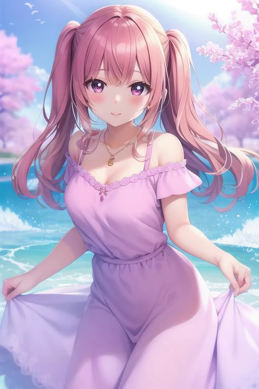 (best quality), [masterpiece], ((beautiful:0.75) cute girl:0.75), [clear and clean] pixiv (illustration),  <lora:MagicLoRA2:1.5>