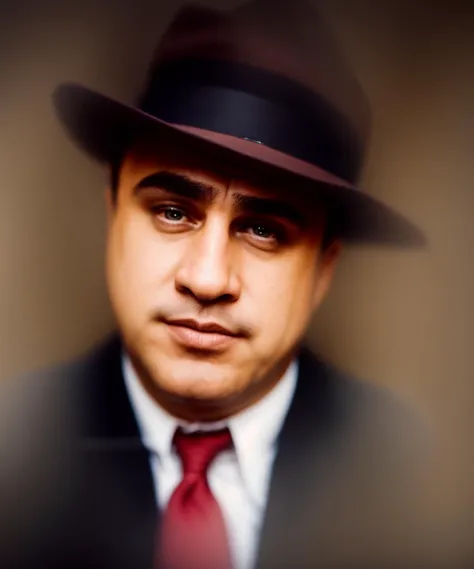analog style, modelshoot style, portrait of AlCapone, man, epic (photo, studio lighting, hard light, sony a7, 50 mm, matte skin, pores, colors, hyperdetailed, hyperrealistic), gangsters<lora:AlCapone_SD1.5_V1:1.4>