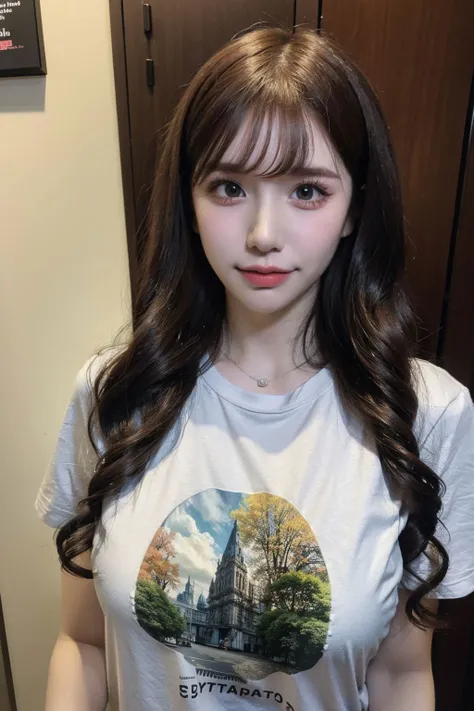 <lora:add_detail:0.4> , a photo of nyairin_18, <lora:nyairin_18-12:0.9>, (intricate details:0.8), (hdr, hyperdetailed:1.2), close up, t-shirt,