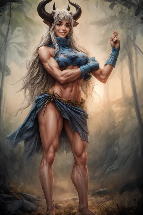 (masterpiece, high resolution, photo-realistic:1.3), Ghislaine from Mushoku Tensei, enhanced physique, increased muscle mass and strength, (goddess-like figure:1.2), well-defined muscles throughout her body, (ample bosom, toned legs, and rounded buttocks:1.1), radiant and empowering presence, confidence exuding from her expression, (revealing attire:1.2), barely covering her form, showcasing her sculpted physique, mesmerizing aura, divine glow, (captivating green eyes:1.2), flowing hair, regal adornments, mythical backdrop, ethereal clouds, sacred symbols, heavenly atmosphere, captivating lighting, intense energy, dynamic pose, goddess of strength and beauty, commanding attention with her imposing and alluring presence. With the use of depth of field (DOF), super-resolution, and high megapixel rendering, every element comes to life with cinematic lightning and anti-aliasing techniques like FKAA, TXAA, and RTX. The addition of SSAO (Screen Space Ambient Occlusion) and various post-processing effects in both post-production and tone mapping elevate the visual quality to a whole new level. With the use of depth of field (DOF), super-resolution, and high megapixel rendering, every element comes to life with cinematic lightning and anti-aliasing techniques like FKAA, TXAA, and RTX. The addition of SSAO (Screen Space Ambient Occlusion) and various post-processing effects in both post-production and tone mapping elevate the visual quality to a whole new level.