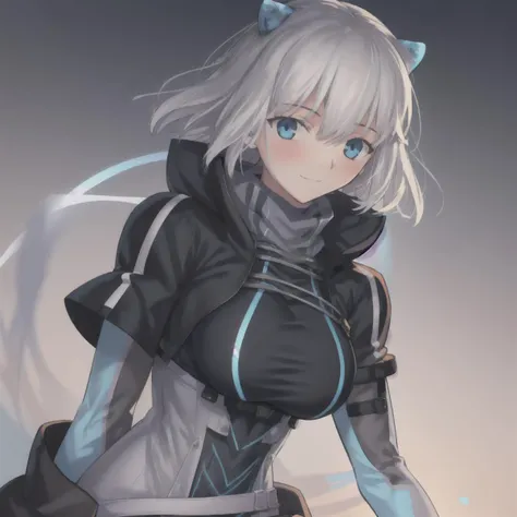 <lora:takeuchi_takashi_style_v01:1>
<lora:icey-nvwls-v1:1> <lora:icey_20230605230028:0.1>
unity 8k wallpaper, anatomically correct, (((masterpiece))), (((best quality))), (((ultra detailed))), (((high-resolution))), ((super fine illustration)), ((Ultimate cutie)), ((detailed beautiful face)), ((perfect hands)), ((perfect finger)), (((good anatomy))),
BREAK
Solo , One girl , 1girl , woman , huge breasts , light smile , light blush , ((medusa (fate)):0.5) , medium long shot ,
icey , ic3y , black bodysuit , cropped jacket , black thighhighs , gloves , neon trim , glowing
falling