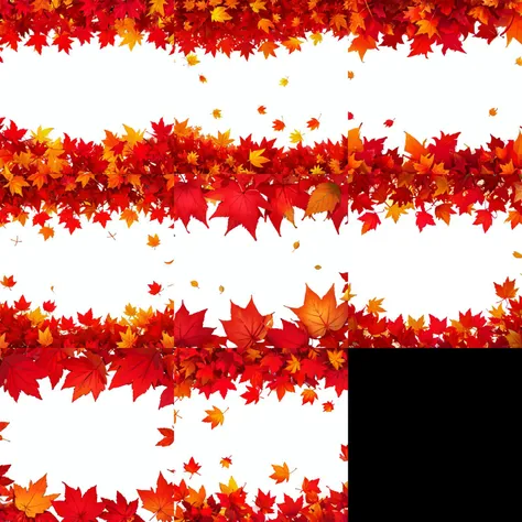Masterpiece, high quality, autumn leaves,ilust