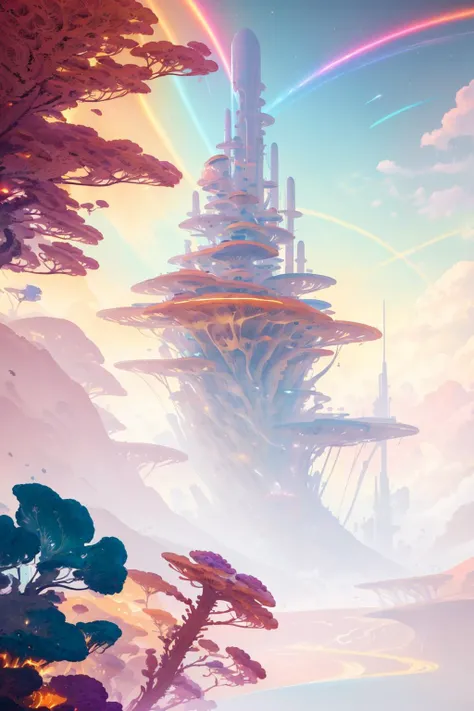 colorful, <lora:Fantasy-Magic-V1:1>, oil on matte canvas, sharp details, the expanse scifi spacescape ceres colony, intricate, highly detailed, digital painting, rich color, smooth, sharp focus, illustration, Unreal Engine 5, 8K, art by artgerm and greg rutkowski and alphonse mucha