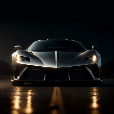 dreamlikeart centered Super car wide film photo, elegant , atmospheric lighting, cinematic composition, product photo art by daniela uhlig and brad rigney and adam hughe