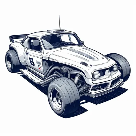 <lora:zeekars:0.6>,((badass offroad hot rod zeekars)),wide tires,color accents,<lora:ballpointpen:0.8>,ballpoint pen drawing,