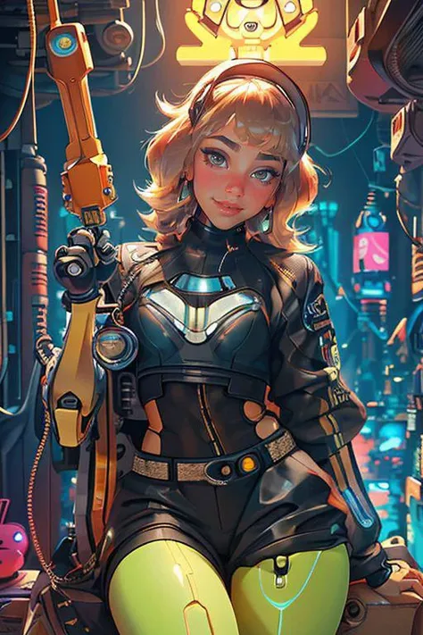 DEN_ivy_wilddivy,
(woman with a (robot arm:1.2) and (mechanical limbs:1.2) wearing sunglasses, human body, (android:1.2), (robot arm:1.2), machinery, (cyberpunk:1.2), punk:1.2),
bokeh, f1.4, 40mm, photorealistic, raw, 8k, textured skin, skin pores, intricate details <lora:epi_noiseoffset2:1>, epiCRealism <lora:ClothingAdjuster3:-1>