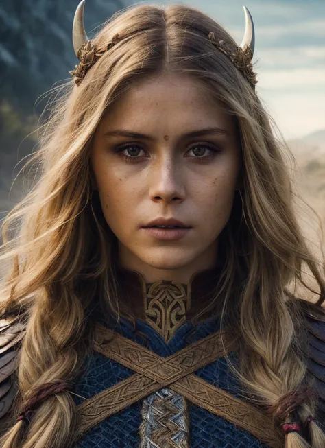 A stunning intricate full color portrait of (sks woman:1) as (viking warrior), (barbarian), epic character composition, by ilya kuvshinov, alessio albi, nina masic, sharp focus, natural lighting, subsurface scattering, f2, 35mm, film grain, <lora:locon_erinmoriarty_v1_from_v1_64_32:1>