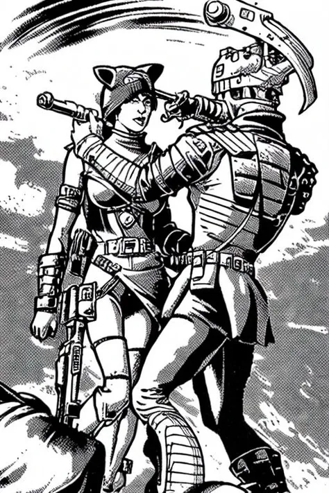 PBOldRifRPGStyle a sexy female in combat