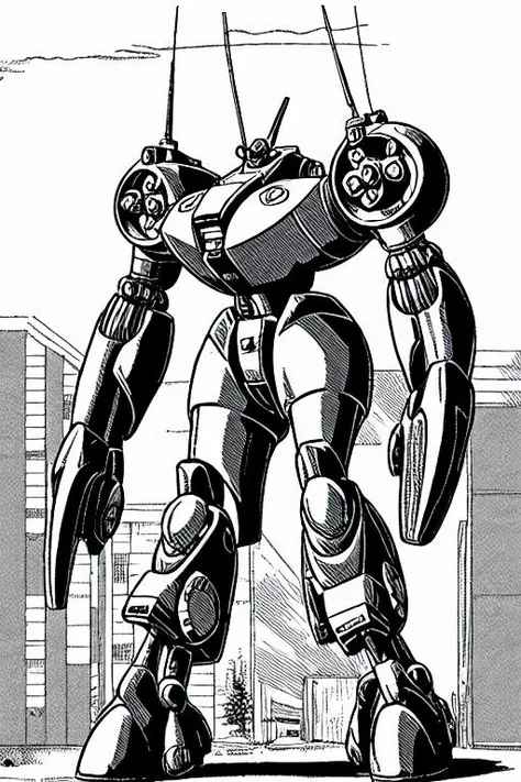 PBOldRifRPGStyle a elengat female giant robot
