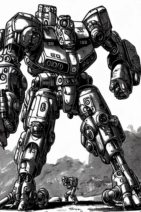 (PBOldRifRPGStyle:0.8) Biomech robot mech