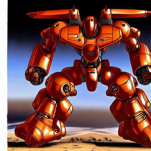 (PBOldRifRPGStyle:0.8) Biomech robot mech