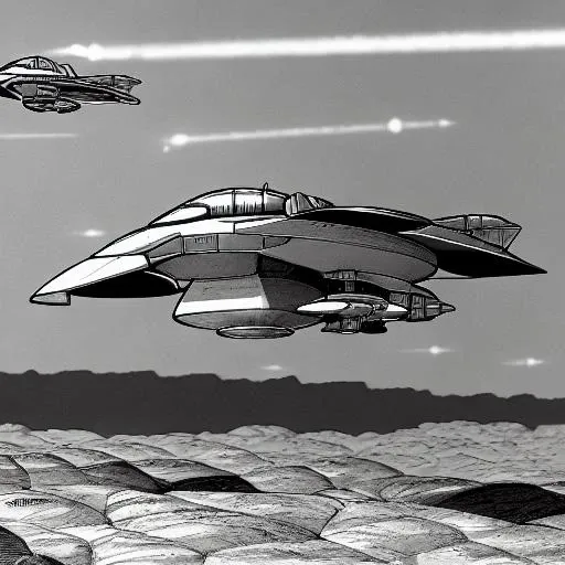 PBOldRifRPGStyle mecha aircraft in the air chuck-walton
