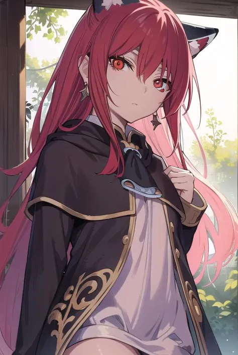 rengokuashe, <lyco:rengokuashe-lyco-nochekaiser:0.8>,
rengoku ashe, long hair, (red eyes:1.5), pink hair, earrings,
BREAK thighhighs, long sleeves, capelet, cape, dress, white dress,
BREAK outdoors, nature, forest,
BREAK looking at viewer, (cowboy shot:1.5),
BREAK <lyco:GoodHands-beta2:1>, (masterpiece:1.2), best quality, high resolution, unity 8k wallpaper, (illustration:0.8), (beautiful detailed eyes:1.6), extremely detailed face, perfect lighting, extremely detailed CG, (perfect hands, perfect anatomy),