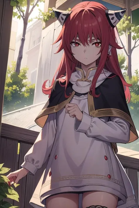 rengokuashe, <lyco:rengokuashe-lyco-nochekaiser:0.8>,
rengoku ashe, long hair, (red eyes:1.5), pink hair, earrings,
BREAK thighhighs, long sleeves, capelet, cape, dress, white dress, 
BREAK outdoors, nature, forest,
BREAK looking at viewer, (cowboy shot:1.5),
BREAK <lyco:GoodHands-beta2:1>, (masterpiece:1.2), best quality, high resolution, unity 8k wallpaper, (illustration:0.8), (beautiful detailed eyes:1.6), extremely detailed face, perfect lighting, extremely detailed CG, (perfect hands, perfect anatomy),
