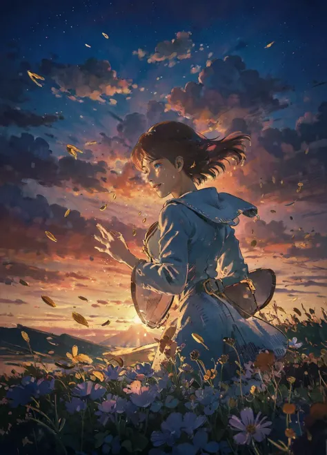 photorealistic,masterpiece,best quality,
1girl,nausiccac,,beautiful detailed eyes,beautiful detailed face,smile with closed eyes,deep blue eyes,medium breasts,sad,tearful:0.5,cowboy shot:1.3,golden weeds,sunset,spread hands out to the side,horizon,
<lora:NausicaaC002:0.7> <lora:FenW:0.6>, <lora:LAS:0.3>, <lora:flat2:0.8>, <lora:hipoly_3dcg_v7-epoch:0.9>, <lora:epi_noiseoffset2:0.6>, <lora:add_brightness:0.6>, <lora:animeoutlineV4_16:0.4>