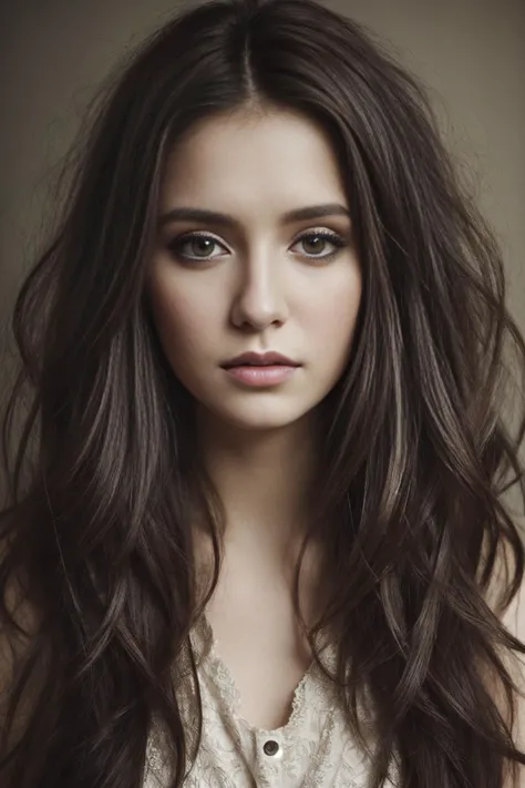 best quality, masterpiece, (<lora:locon_nina_v1_from_v1_64_32:1> sks woman, dark brown hair, brown eyes):1, in the style of Beth Conklin and Akos Major, cinematic lighting