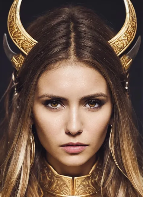 A stunning intricate full color portrait of (35 years old sks woman:1) as (viking warrior), (barbarian),  epic character composition, by ilya kuvshinov, alessio albi, nina masic, sharp focus, natural lighting, subsurface scattering, f2, 35mm, film grain, <lora:locon_nina_v1_from_v1_64_32:1.3>