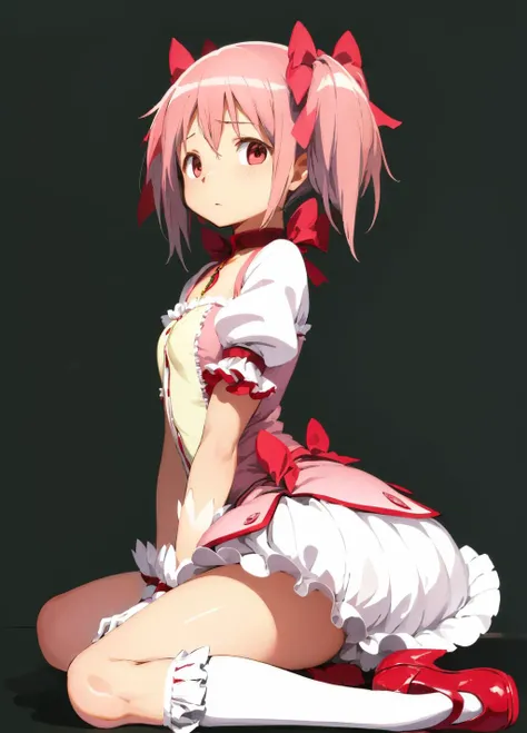 Madoka Shikame、I'm lifting my skirt、Low-rise panties、Blatant crotch、Thin fabric panties、Sheer crotch、micromini skirt、Panchira、Upper Eyes、huge smile、Y shirt、校服、