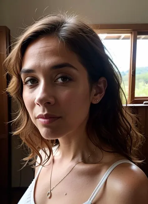 photo of sks woman , natural lighting, by Dominique Issermann, <lora:lora-small-myleene-klass-v1:1>