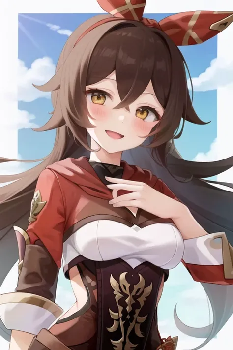 (1girl:1.15), solo, upper body,
<lora:amberGenshinImpact_strictV1:0.8> amber \(genshin impact\), brown hair, (happy:0.9), friendly, playful
<lora:44_v10:0.8>