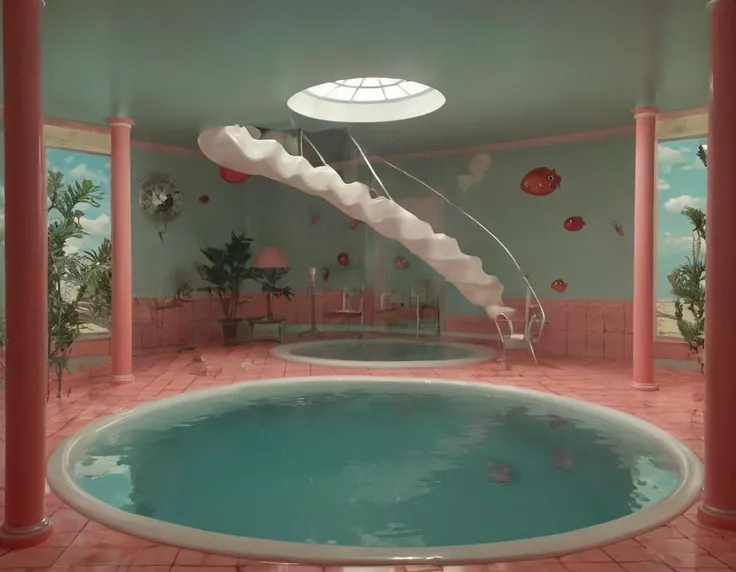weird y2kmad sunken room,  photo, surrealism, 4k, detailed <lora:y2kmad_v0.0.2:0.7>