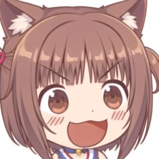 <lora:super-azuki-update-RHsu-ver7:0.7> <lora:ç´æ¥å¼ç¬chibi-laugh:0.8> chibi,qç,laughing
azuki,1girl,solo,cat_girl,cat_ears,animal_ears,animal_ear_fluff,brown_hair,brown_eyes,two_side_up,small_breasts