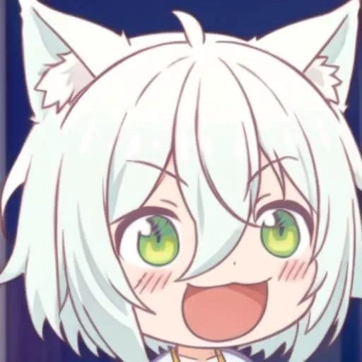 <lora:ç´æ¥å¼ç¬chibi-laugh:0.8> chibi,qç,laughing
<lora:å¯å¯ Cacao_v4model:0.7>,animal ear fluff, hair between eyes, solo, 1girl, animal_ears, [white|green] hair,gold_eyes,cat_girl,cat_ears,short_hair