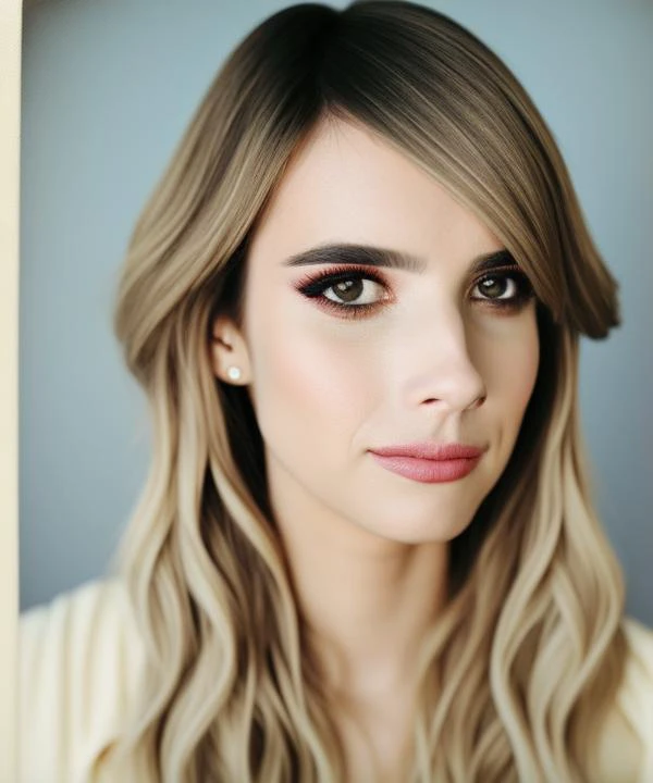 (Emma Roberts) portrait looking at the camera, analog style photo 8k 4k professional photography (warm light) sidelighting diffuse 70s polaroid vintage
<lora:EmmaR:1>
