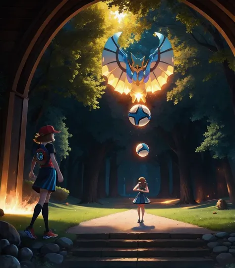 Pokemon, 8k, HD, realistic, ball, (masterpiece, best_quality, ultra-detailed, immaculate:1.3), epic, illustration, render, volumetric lighting, welcoming,