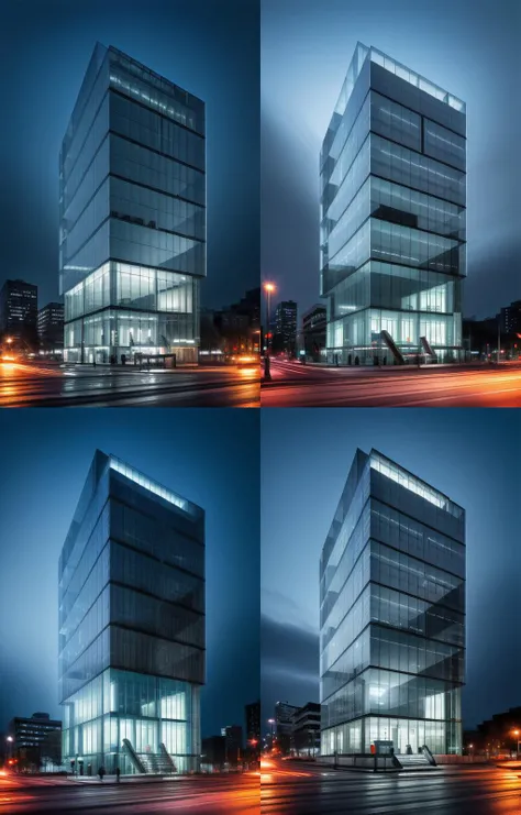 ultra realistic, masterpiece, best quality, ultra high res, raw photo, 8k,
nightbuilding, modern street, <lora:nightbuilding:0.5>