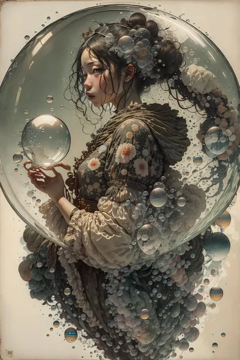 <lora:WC-girl-bubbles-water-style-darquelilly-v1:1> gbwstyle, girl in bubble