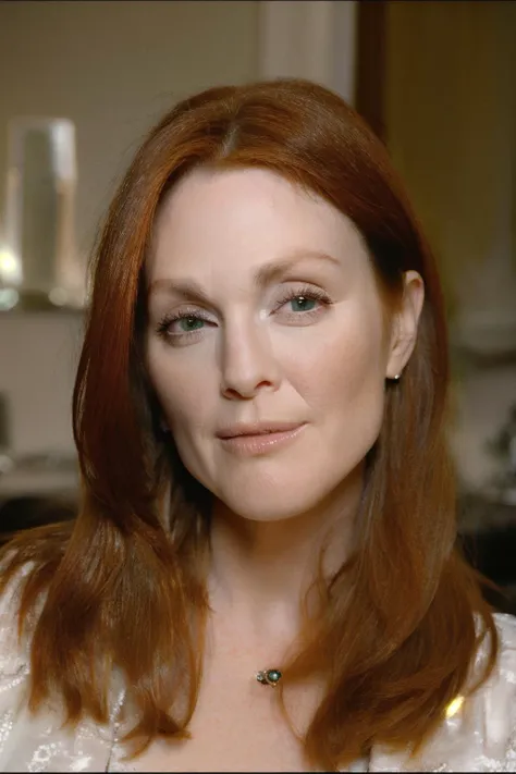 <lora:Julianne_Moore3:0.6> julianne moore, (ginger hair:1.1), redhead, (blue eyes:0.7), shiny skin, beautiful woman, mansion, detailed intricate iris, detailed, detailed face, thighs, epic, haze lighting, <lora:Julianne_Moore:1> julianne moore, RAW candid cinema, 16mm, color graded portra 400 film, remarkable color, ultra realistic, textured skin, remarkable detailed pupils, realistic dull skin noise, visible skin detail, skin fuzz, dry skin, shot with cinematic camera
