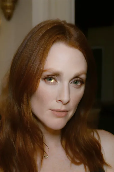 <lora:Julianne_Moore3:0.6> julianne moore, (ginger hair:1.1), redhead, (blue eyes:0.7), shiny skin, beautiful woman, mansion, detailed intricate iris, detailed, detailed face, thighs, epic, haze lighting, <lora:Julianne_Moore:1> julianne moore, RAW candid cinema, 16mm, color graded portra 400 film, remarkable color, ultra realistic, textured skin, remarkable detailed pupils, realistic dull skin noise, visible skin detail, skin fuzz, dry skin, shot with cinematic camera