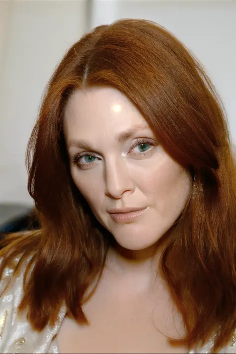<lora:Julianne_Moore3:0.6> julianne moore, (ginger hair:1.1), redhead, (blue eyes:0.7), shiny skin, beautiful woman, mansion, detailed intricate iris, detailed, detailed face, thighs, epic, haze lighting, <lora:Julianne_Moore:1> julianne moore, RAW candid cinema, 16mm, color graded portra 400 film, remarkable color, ultra realistic, textured skin, remarkable detailed pupils, realistic dull skin noise, visible skin detail, skin fuzz, dry skin, shot with cinematic camera