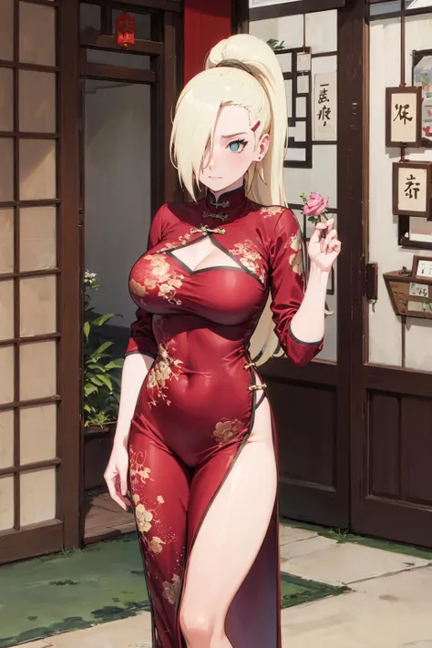 <lora:ino yamanaka epoch5:1> yamanaka ino, china dress,