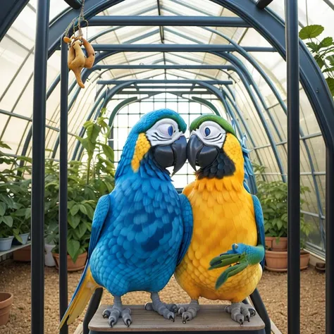 xyzparrot,greenhouse,smooth , warm , cozy , by Chris Burkard , Alex Strohl , Elia Locardi , Benjamin Hardman , Lauren Bath ,<lora:lora_168_xyzparrot:0.5>