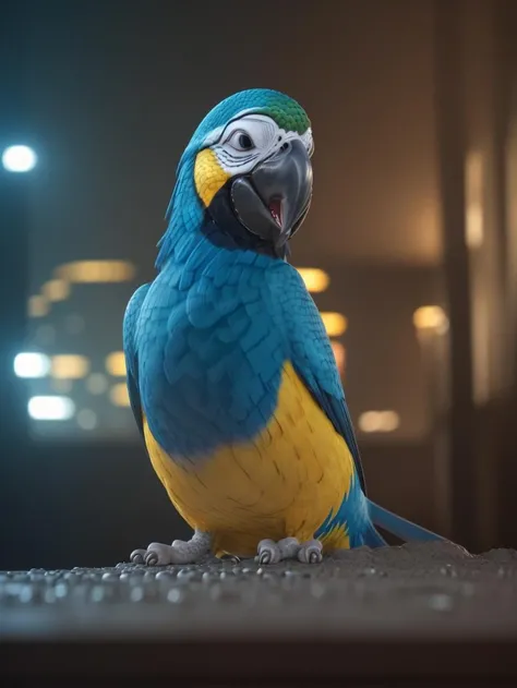 xyzparrot,bunker,(dark shot:1.4), 80mm, prompt, soft light, sharp, exposure blend, medium shot, bokeh, (hdr:1.4), high contrast, (cinematic, teal and orange:0.85), (muted colors, dim colors, soothing tones:1.3), low saturation, (hyperdetailed:1.2), (noir:0.4) ,<lora:lora_168_xyzparrot:0.5>