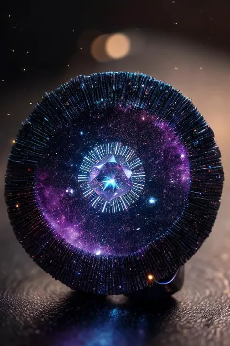 an concept art of magic ring, jewelry, (((Enigmatic Void Band - Nebula-Infused Starstone, Celestial Void Engravings: ))) ,(( (ring))) on table,rim lights,digital art,focus on subject,duch angle,clsoe shot,closeup,focus on material and ((structure,masterpiece)), unique style, extreamlly detailed, maximum quality, best quality,},(epic scene:1.3),(ultrasharp:1.3),(masterpiece:1.1),best quality ,(photorealistic:1.2),ultrarealistic,realistic, Magnificent,Imperceptible detail,Intricately designed, <hypernet:sxzBloom_sxzBloom:0.6> <lora:add_detail:1> <lora:add_sharpness:0.63> <lora:MacroPhotography_last:0.77> macrophotography, (((intricated details)))