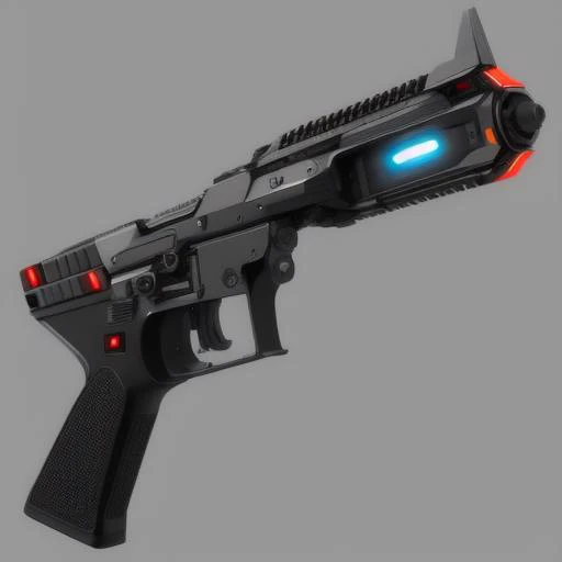 EMB_circrex-1000, sci-fi gun, (pistol), sword, 4k, high quality, sharp focus, no humans