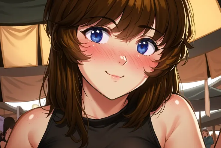 masterpiece, best quality, solo, (detailed lighting, depth of field:0.9), 1girl, (group), (SFW), Female, breasts, Clothed, posing in a Market,
<lora:MlethBK-v2:0.6>