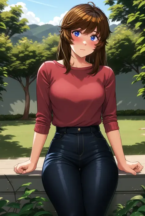 masterpiece, best quality, solo, (detailed lighting, depth of field:0.9), 1girl,  (solo), (SFW), (Male:1.3), Clothed, posing in a garden,
<lora:MlethBK-v2:0.6>